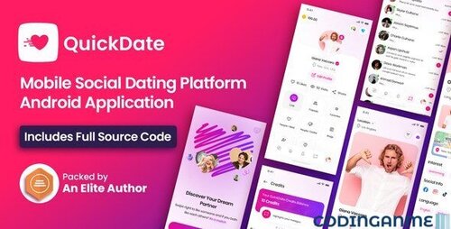 More information about "QuickDate Android - Mobile Social Dating Platform App"