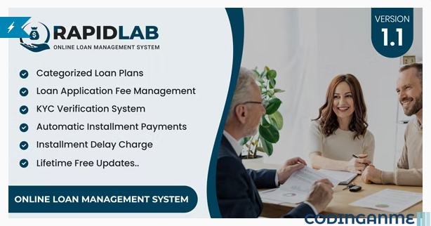 RapidLab - Online Loan Management System