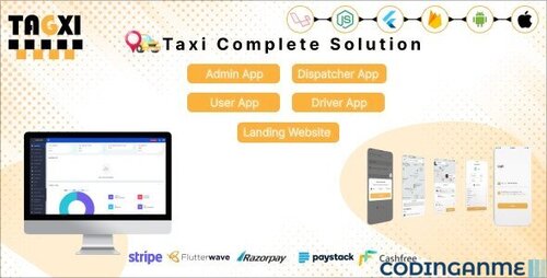 More information about "Tagxi - Flutter Complete Taxi Booking Solution"