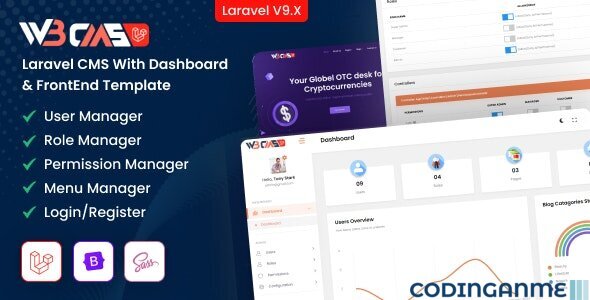 W3CMS-Laravel | Content Management System