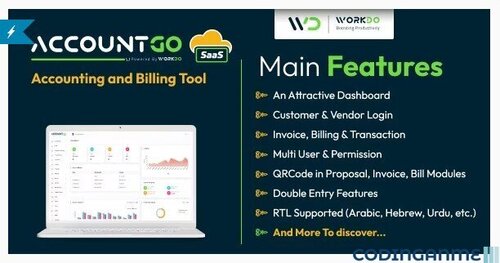 More information about "AccountGo SaaS - Accounting and Billing Tool"