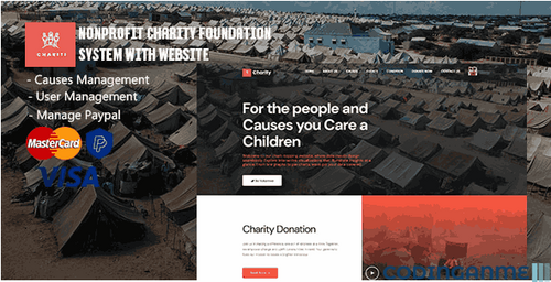 More information about "Charity - Nonprofit Charity Foundation System with Website"