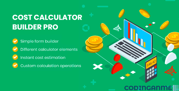 Cost Calculator Builder Pro - WordPress plugin