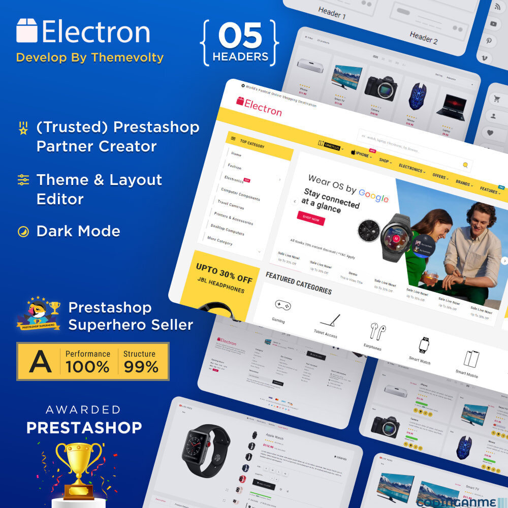 Electron Mega Electronic Super Store Template