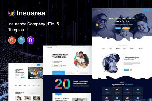 More information about "Insuarea - Insurance Company HTML5 Template"