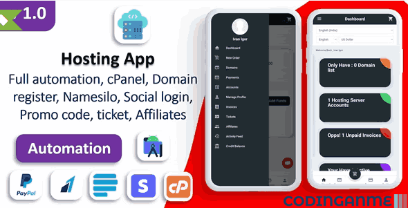 Markhost app - Web Hosting Billing | Domain | Hosting | Affiliate | Social login | Payment Gateways