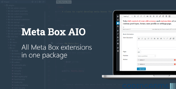 Meta Box AIO - WordPress Custom Fields Plugin