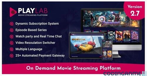 More information about "PlayLab - On Demand Movie Streaming Platform"