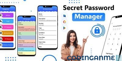 Secret Password Manager - Android App