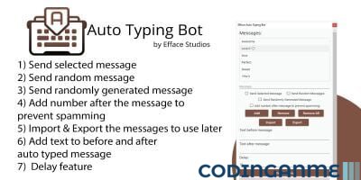 Efface Auto Typing Bot