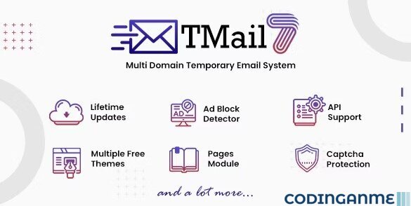 TMail - Multi Domain Temporary Email System