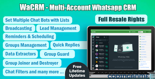 More information about "WaCRM - Multi-Account WhatsApp CRM"