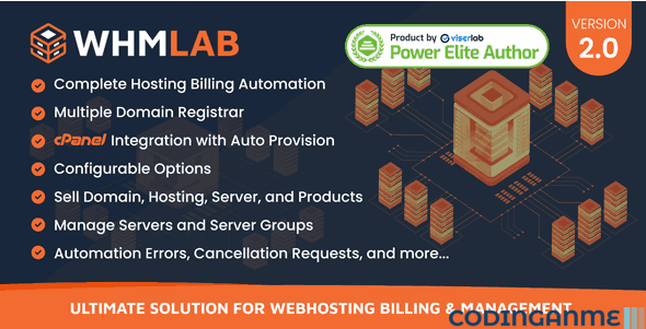 WHMLab - Ultimate Solution For WebHosting Billing And Management