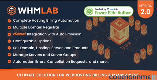 More information about "WHMLab - Ultimate Solution For WebHosting Billing And Management"