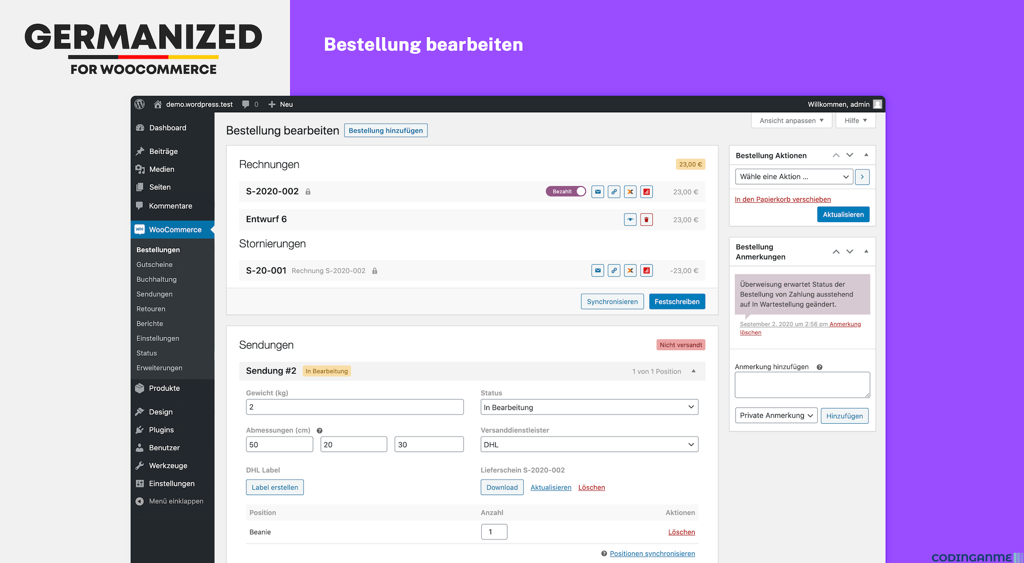 Germanized for WooCommerce Pro