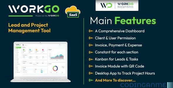 WorkGo SaaS - Lead and Project Management Tool