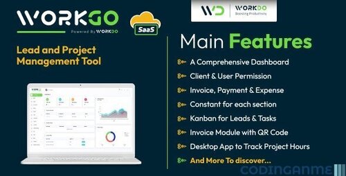 More information about "WorkGo SaaS - Lead and Project Management Tool"