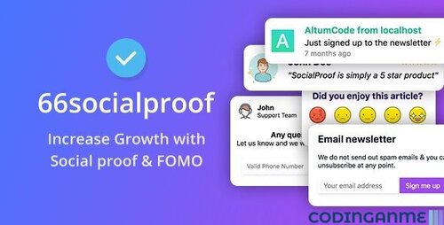 More information about "66socialproof - Social Proof & FOMO Widgets Notifications (SAAS)"