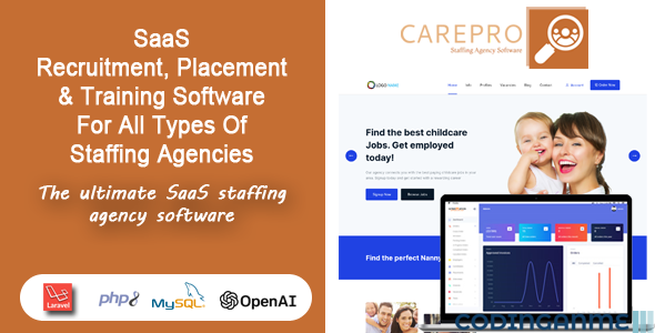 SaaS Staffing Agency Software - CarePro