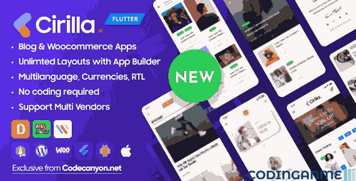 More information about "Cirilla - Multipurpose Flutter App For Wordpress & Woocommerce"