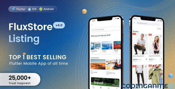 FluxStore Listing - The Best Directory WooCommerce app by Flutter