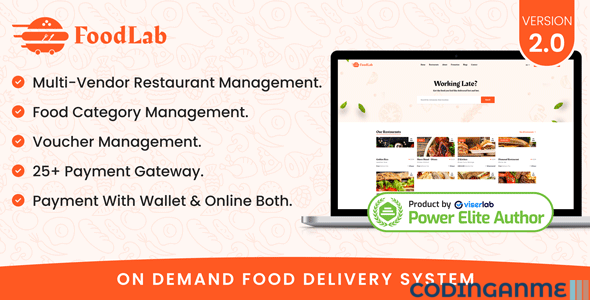 FoodLab - On demand Food Delivery System