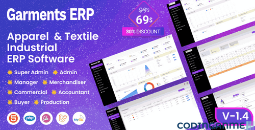 More information about "Garments ERP - Apparel & Textile Industrial ERP Software"