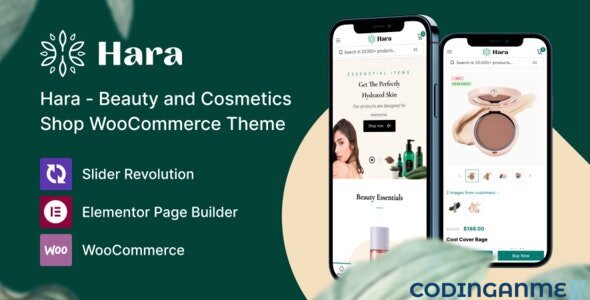 Hara - Beauty and Cosmetics Shop WooCommerce Theme