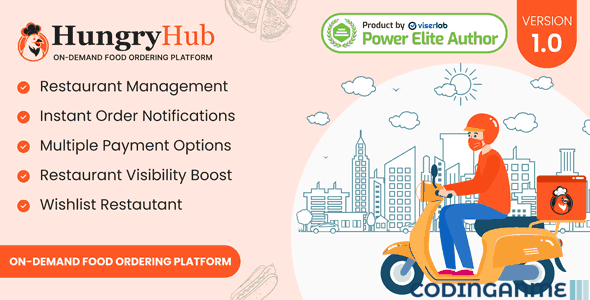 HungryHub - On Demand Food Ordering Platform