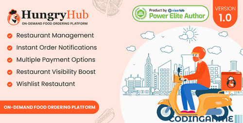 More information about "HungryHub - On Demand Food Ordering Platform"