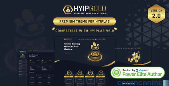 HyipGold - Premium Theme For HYIPLAB