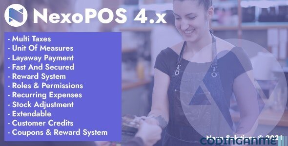 NexoPOS - POS, CRM & Inventory Manager