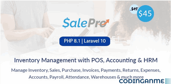 SalePro POS, Inventory Management System, HRM & Accounting