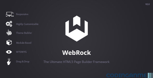 WebRock - Page Builder Framework for HTML5