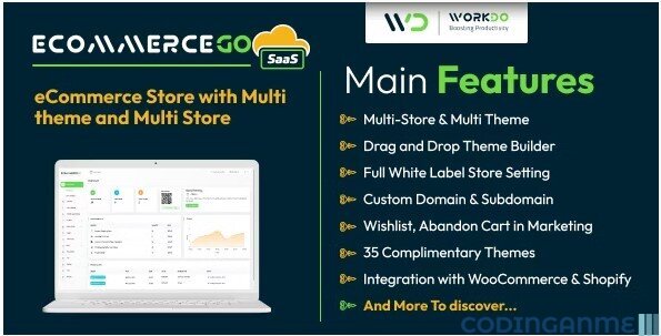 eCommerceGo SaaS - eCommerce Store with Multi theme and Multi Store