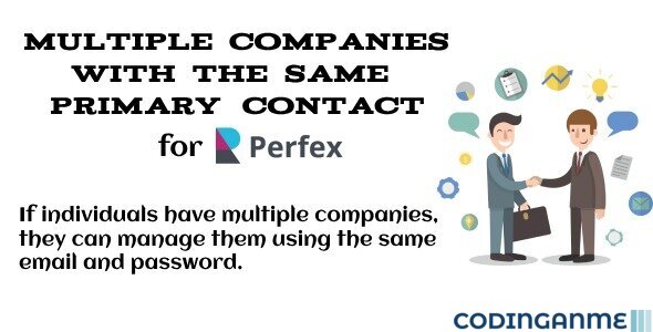 Multiple Companies with the Same Primary Contact for Perfex CRM