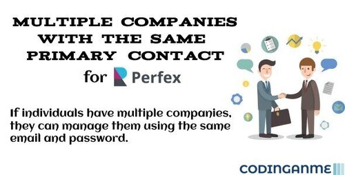 More information about "Multiple Companies with the Same Primary Contact for Perfex CRM"