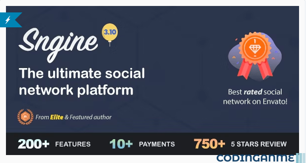 Sngine - The Ultimate PHP Social Network Platform