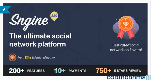 More information about "Sngine - The Ultimate PHP Social Network Platform"