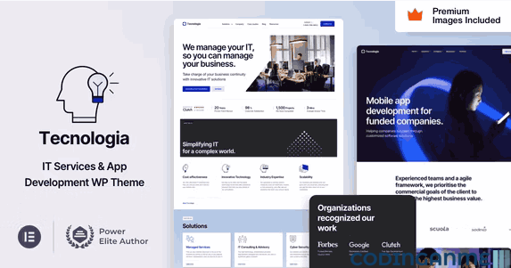 Tecnologia - IT SAAS Software Technology WordPress Theme