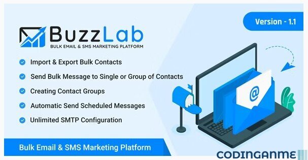 BuzzLab - Bulk Email And SMS Marketing Platform