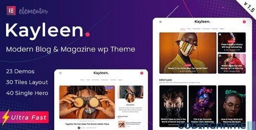 More information about "Kayleen | Blog & Magazine WordPress Theme"