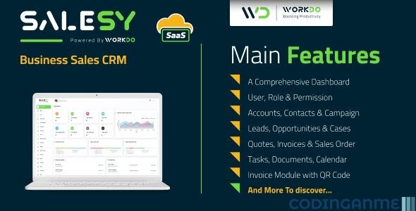 Salesy SaaS - Business Sales CRM System