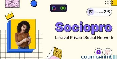 More information about "Sociopro - Laravel Private Social Network"