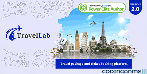 More information about "TravelLab - Travel Package & Ticket Booking Platform"