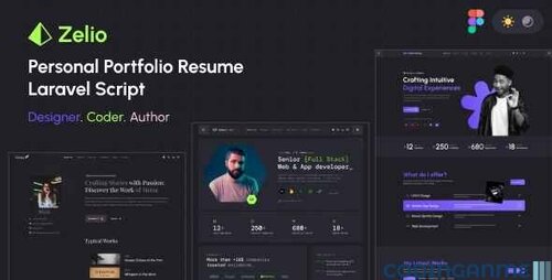 More information about "Zelio - Personal Portfolio Resume Laravel Script"