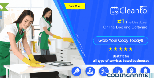 More information about "Online appointment booking system for maid services and cleaning companies - Cleanto"