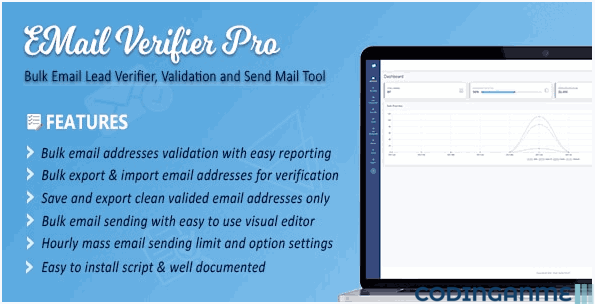 Email Verifier Pro - Bulk Email Addresses Validation, Mail Sender & Email Lead Management Tool