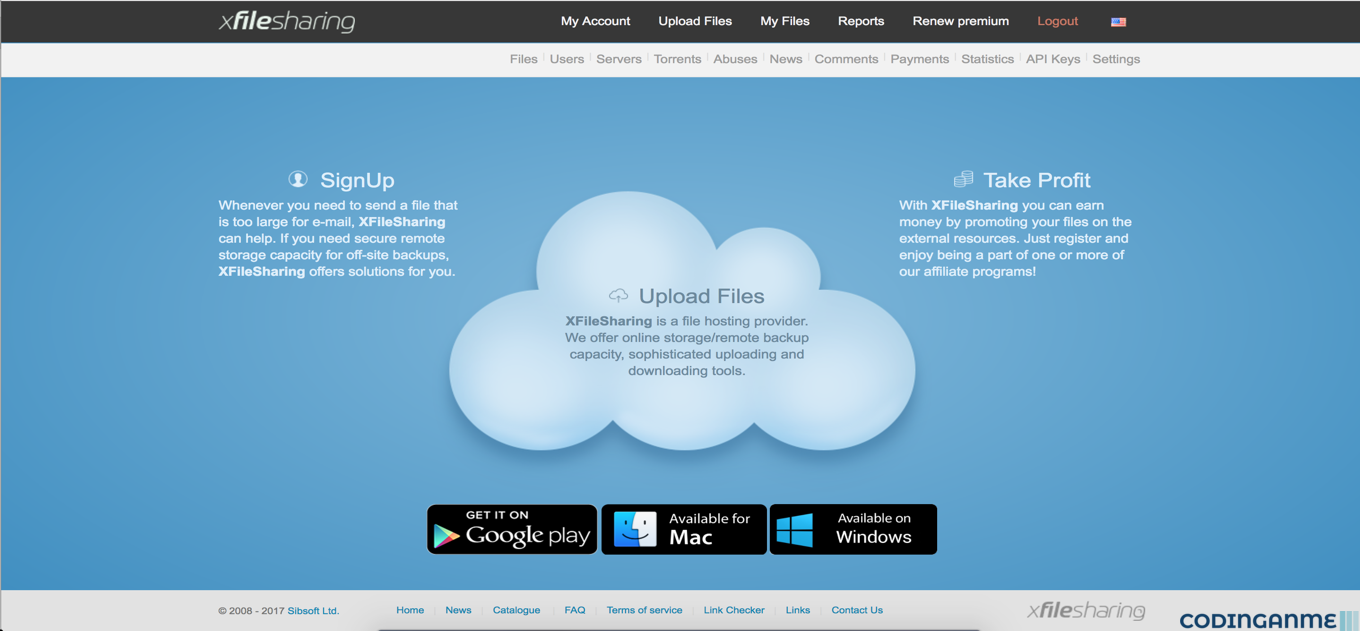 XFilesharing Pro - File sharing script