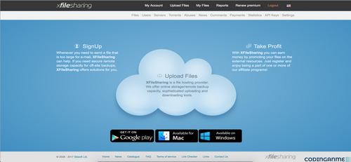 More information about "XFilesharing Pro - File sharing script"